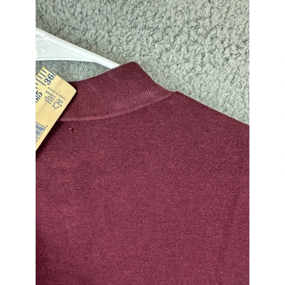 Polo Ralph Lauren Polo Shirt Mens Size XXL Maroon Long Sleeve Pony Preppy